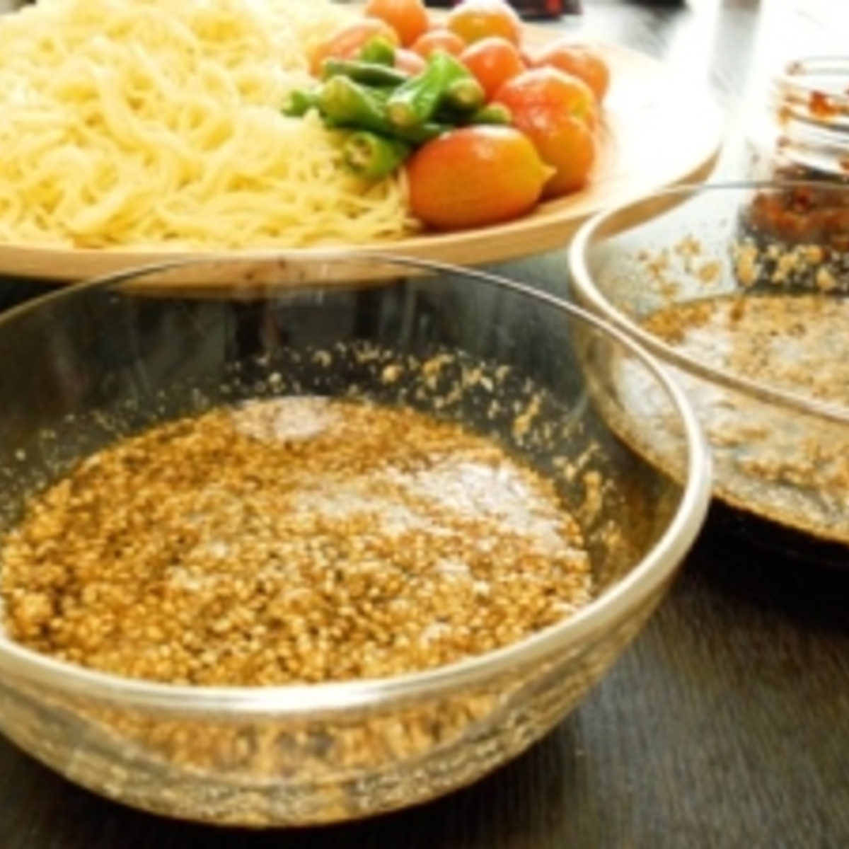 市販の冷やし中華を使ってつけ麺のタレ レシピ 作り方 By お茶丸 楽天レシピ